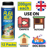 12X Flea Killer Powder 200G Pet supplies